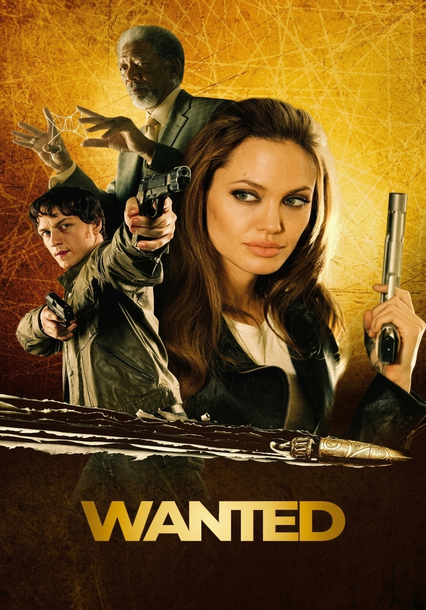 Wanted (2008) (Hindi + English) Dual Audio Hollywood Movie BluRay HD ESub