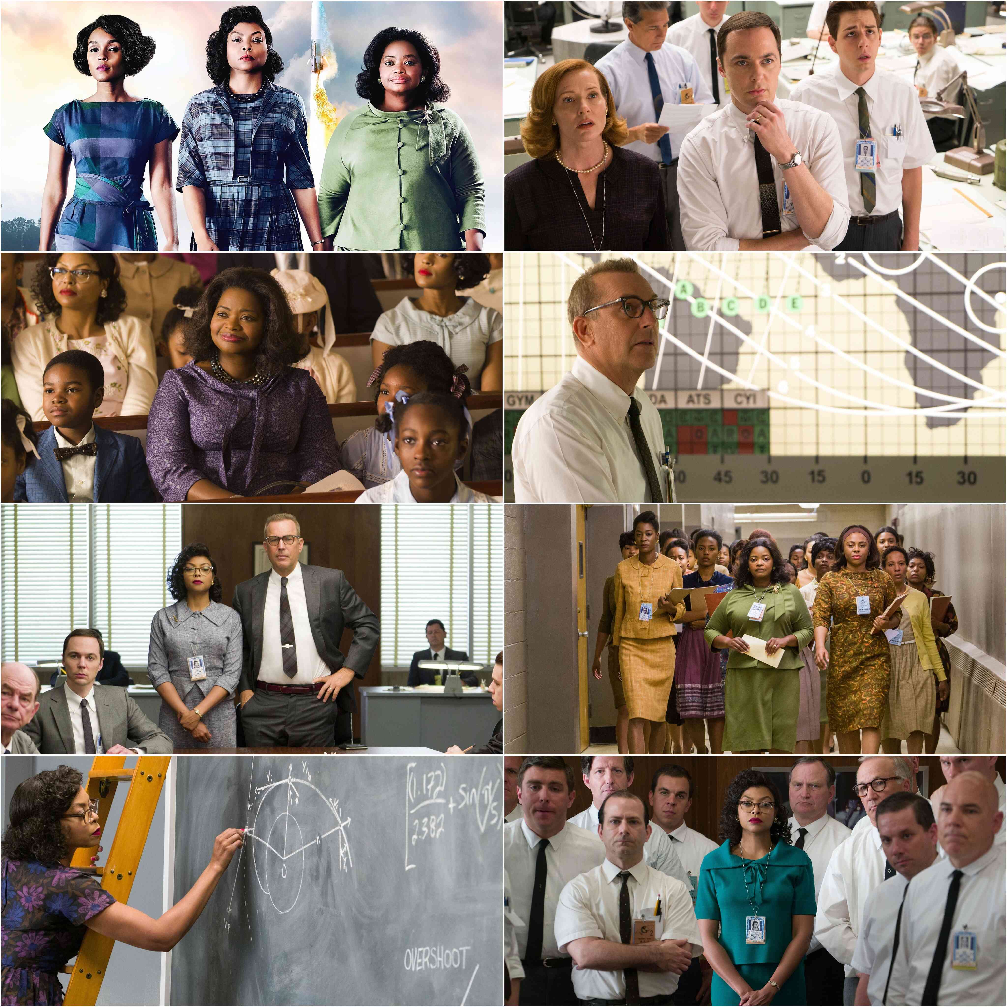 Hidden Figures (2016) (Hindi + English) Dual Audio Hollywood Movie BluRay HD ESub Screenshot