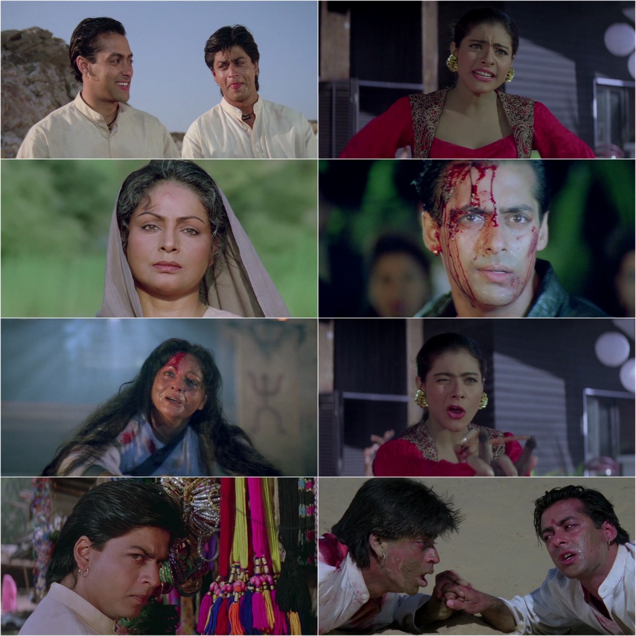 Karan Arjun (1995) Bollywood Hindi Movie HD ESub Screenshot