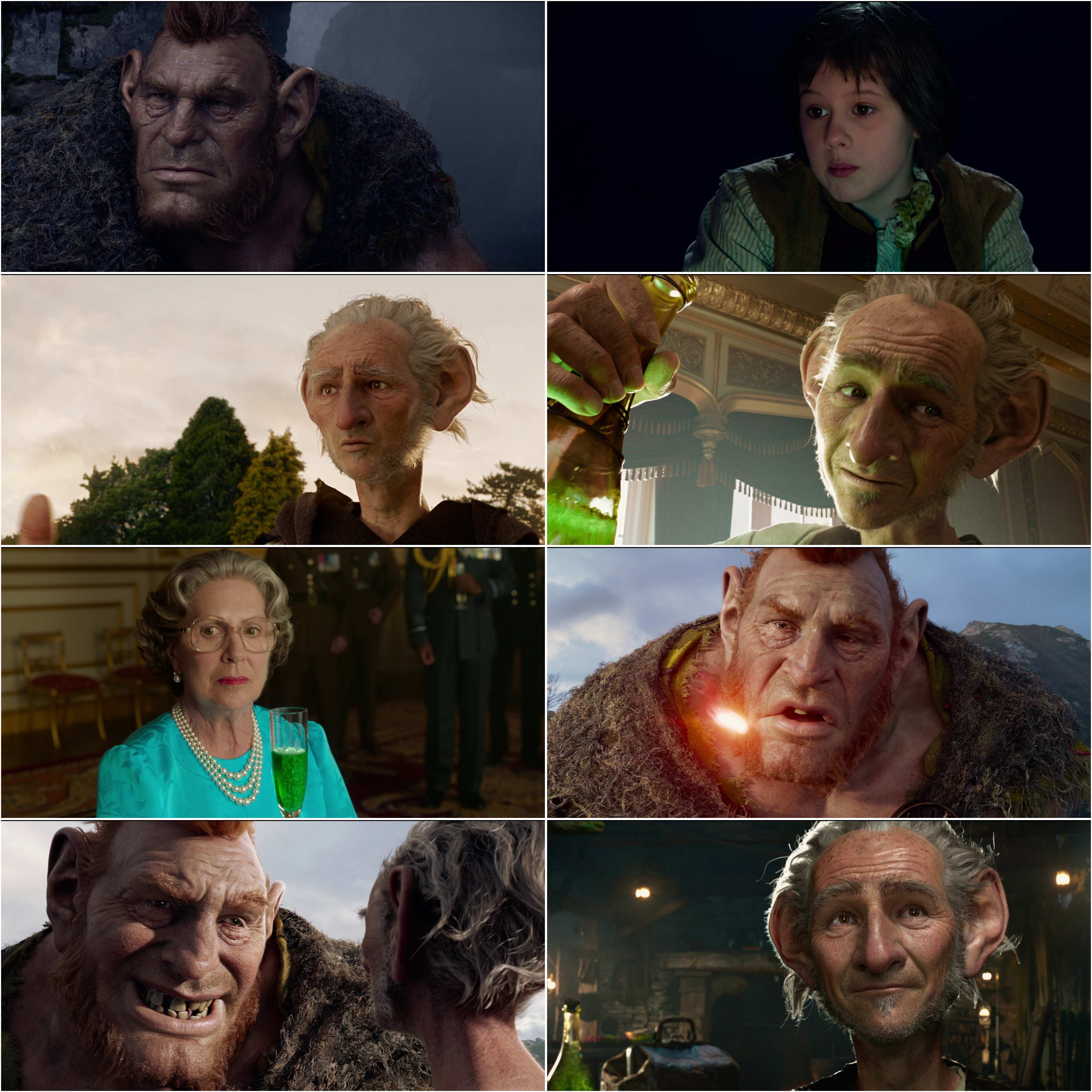 The BFG (2016) (Hindi + English) Dual Audio Hollywood Movie BluRay HD ESub Screenshot