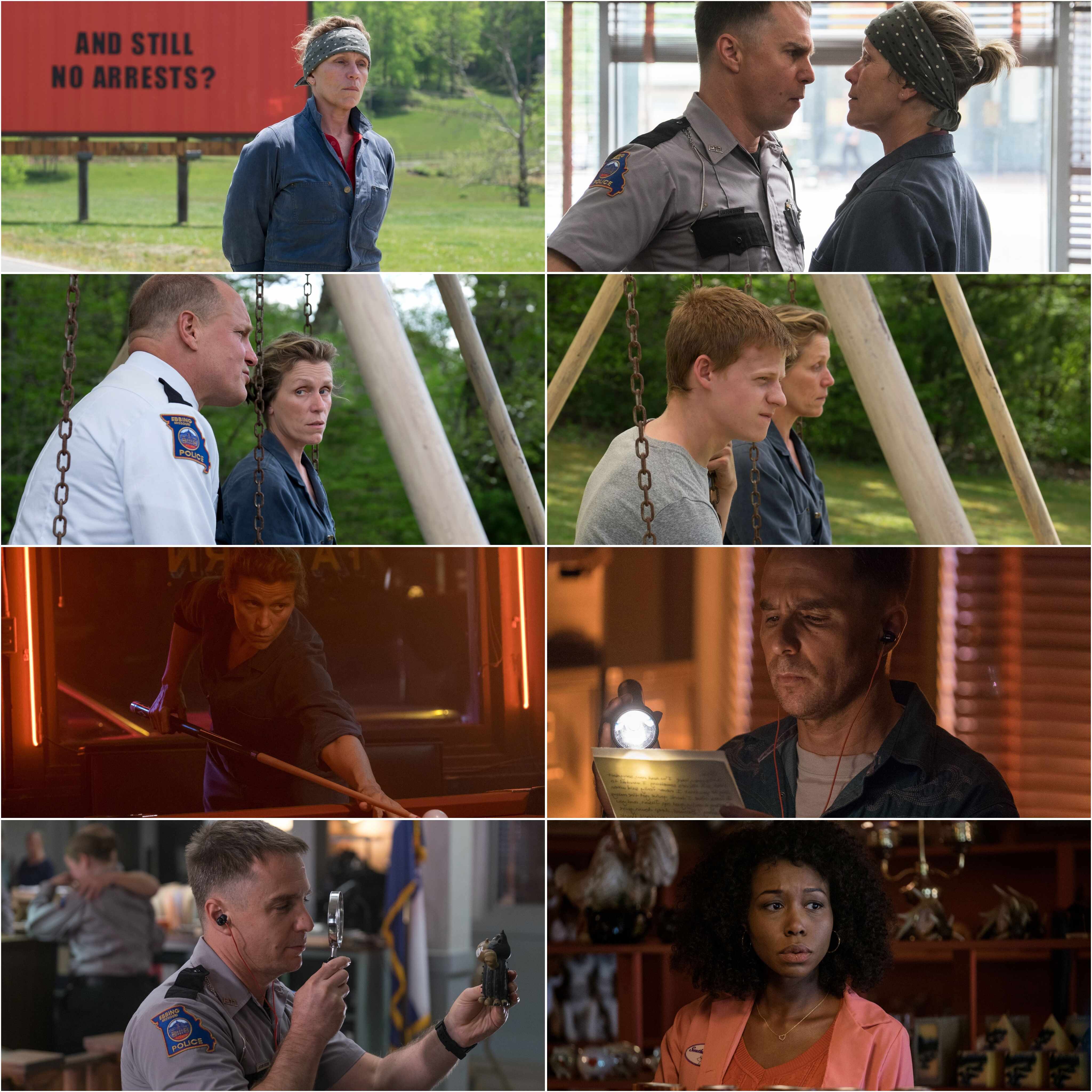 Three Billboards Outside Ebbing Missouri (2017) (Hindi + English) Dual Audio Hollywood Movie BluRay HD ESub Screenshot