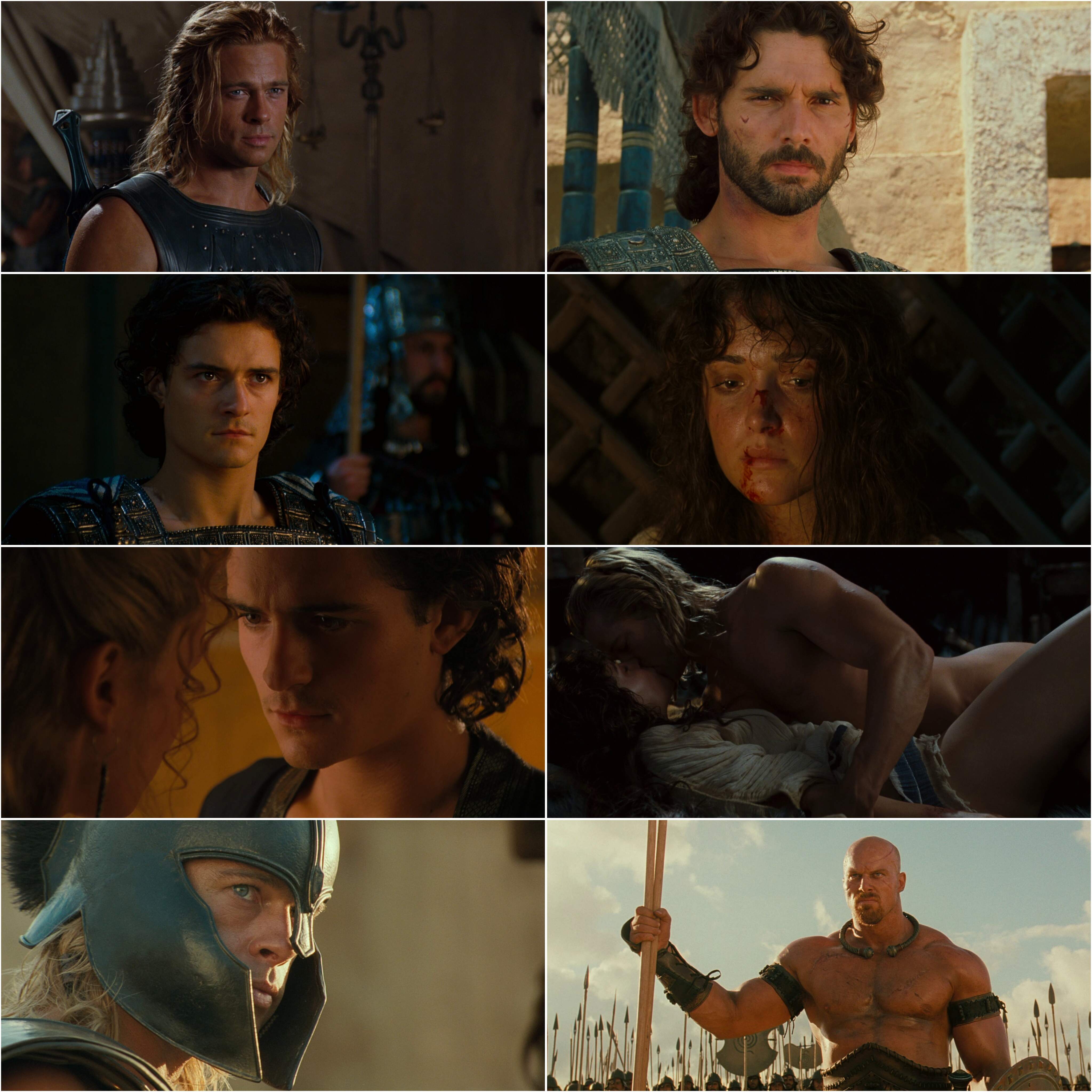 Troy (2004) (Hindi + English) Dual Audio Hollywood Movie BluRay HD ESub Screenshot