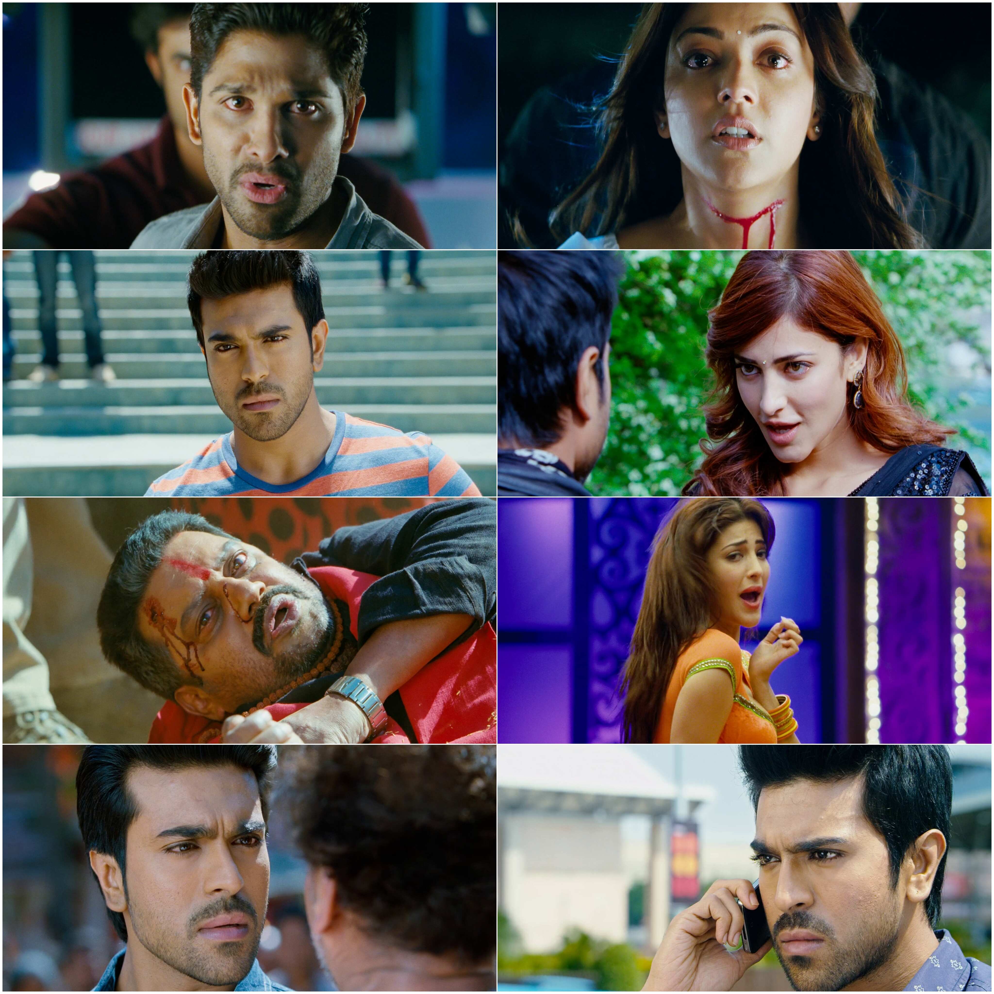 Yevadu (2014) (Hindi + Telugu) Dual Audio UnCut South Movie BluRay HD ESub Screenshot